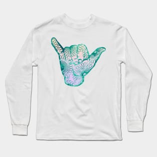 Hang Ten Pura Vida Tribal Mandala Pastel Long Sleeve T-Shirt